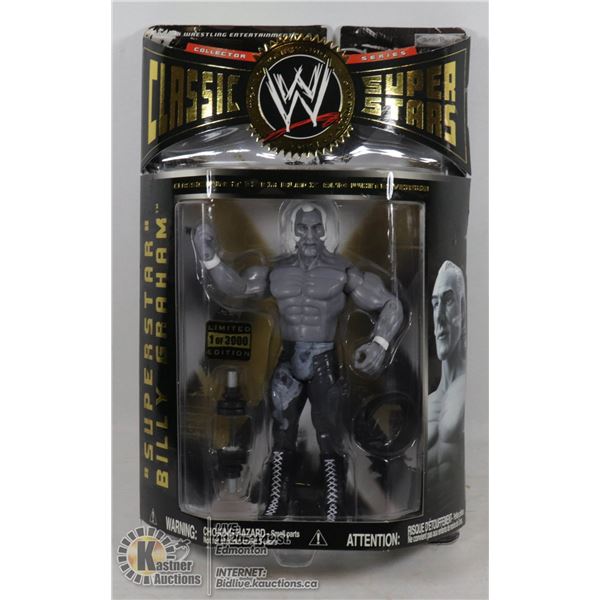 WWE CLASSIC SUPER STAR BILLY GRAHAM  LTD ED 1/3000 COLLECTOR FIGURE