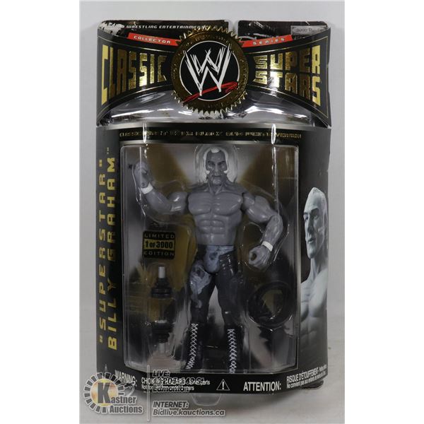 WWE CLASSIC SUPER STAR BILLY GRAHAM  LTD ED 1/3000 COLLECTOR FIGURE