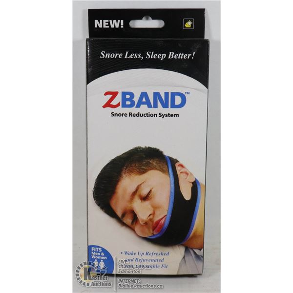 NEW Z-BAND SNORE REDUCTION SYSTEM FITS MEN AND WOMEN