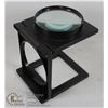Image 1 : XL FOLDING DESKTOP MAGNIFIER BLACK IN COLOUR