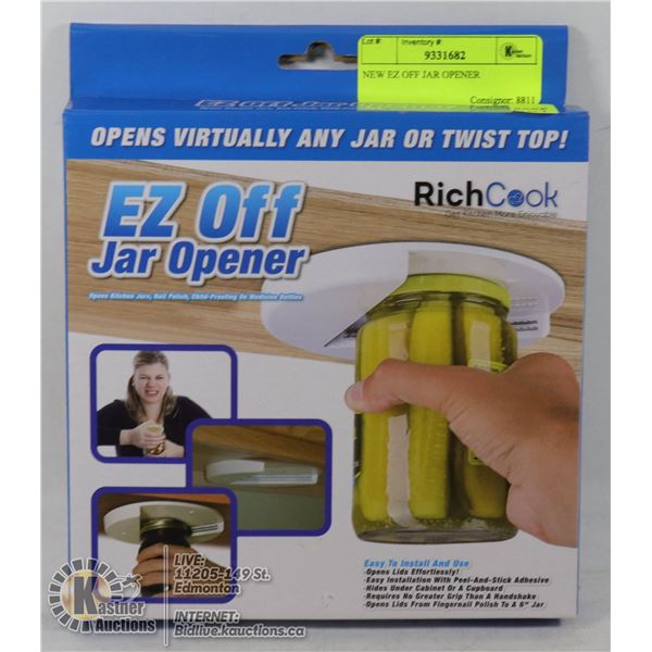 NEW EZ OFF JAR OPENER