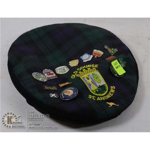 SCOTTISH HAT WITH PINS
