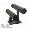 Image 1 : TWO TIER BLACK VELVET JEWELRY DISPLAY