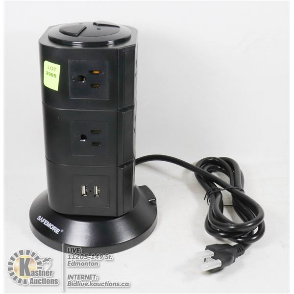 TABLE TOP POWER BANK WITH SWITCHES AND USB PORTS