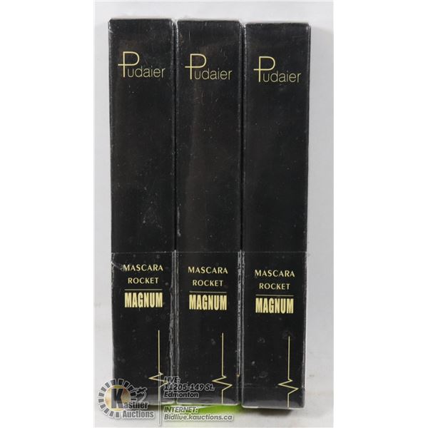 LOT OF 3 PUDAIER MASCARA ROCKET MAGNUM