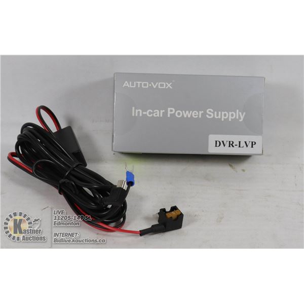 AUTO-VOX IN-CAR POWER SUPPLY DVR-LVP