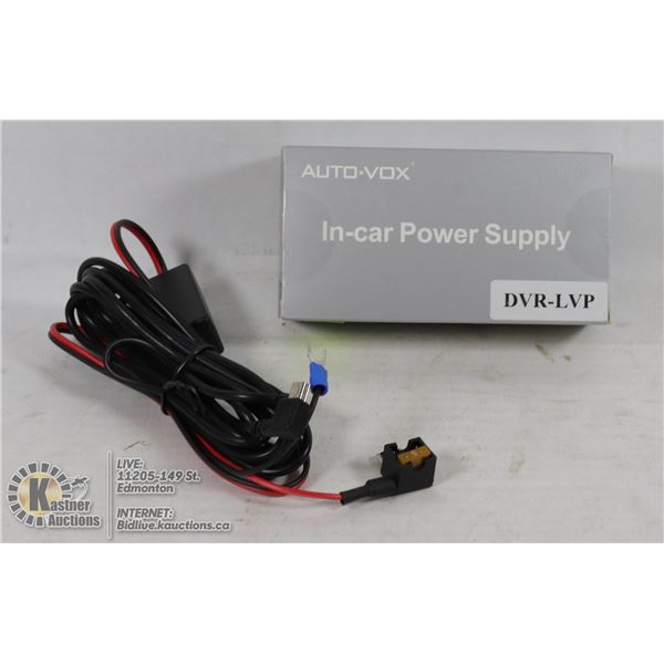 AUTO-VOX IN-CAR POWER SUPPLY DVR-LVP