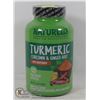 Image 1 : NATURELO TURMERIC CURCUMIN AND GINGER ROOT WITH BIOPERINE. 120 VEGETARIAN CAPSULES