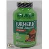 Image 1 : NATURELO TURMERIC CURCUMIN AND GINGER ROOT WITH BIOPERINE. 120 VEGETARIAN CAPSULES