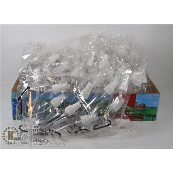 FLAT OF SPRAY BOTTLES WITH CARABINERS