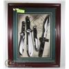 Image 1 : PUMA KNIVES POSTER MATTED AND FRAMED