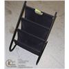 Image 1 : METAL & CANVAS BOOK / MAGAZINE HOLDER