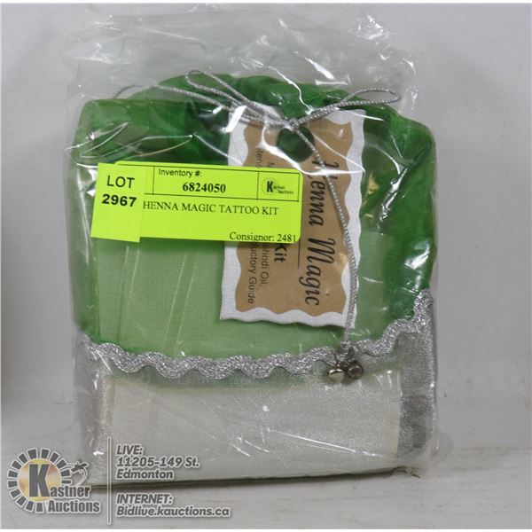 NEW HENNA MAGIC TATTOO KIT