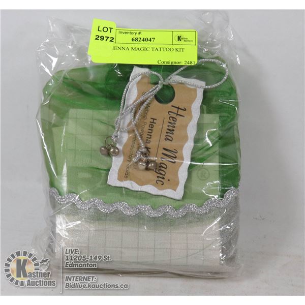 NEW HENNA MAGIC TATTOO KIT