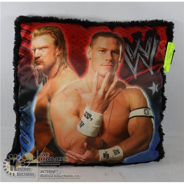 WWE JOHN CENA & HHH COLLECTOR PILLOW