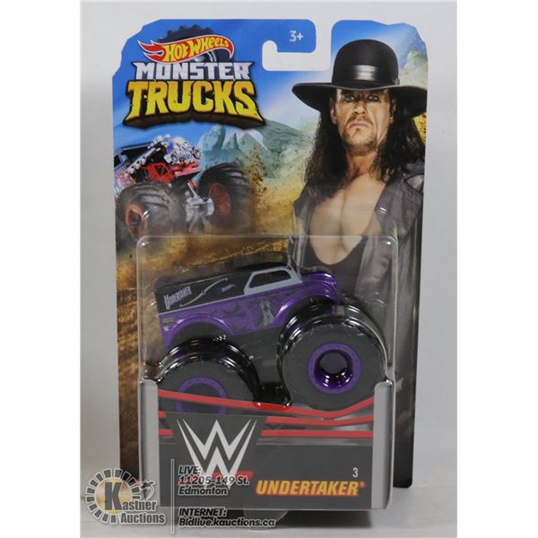 WWE HOT WHEELS MONSTER TRUCK OF " UNDERTAKER "