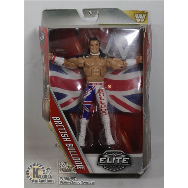 WWE ELITE COLLECTION BRITISH BULLDOG FIGURE