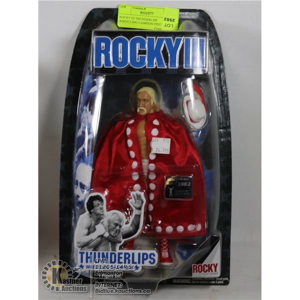 ROCKY III THUNDERLIPS WRESTLING CAMPION FIGURE