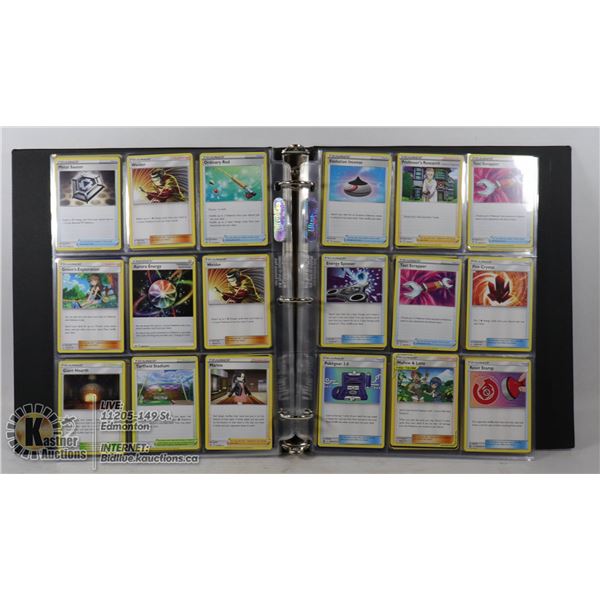 180 POKEMON COLLECTORS TRAINERS CARDS IN BINDER