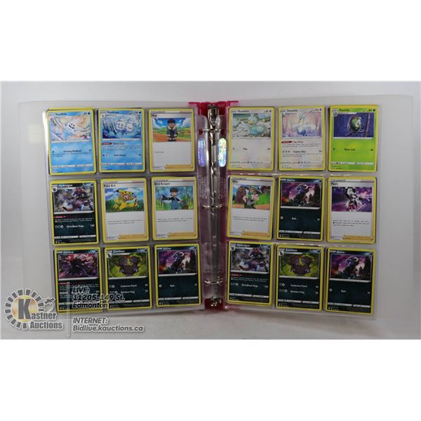 180 POKEMON COLLECTORS CARDS IN BINDER