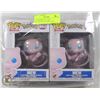 Image 1 : x2 POKEMON POP "MEW" COLLECTIBLE FIGURES, NEW