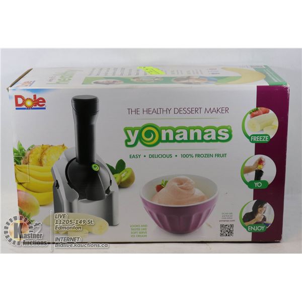 YONANAS FROZEN DESERT MAKER NEW IN BOX