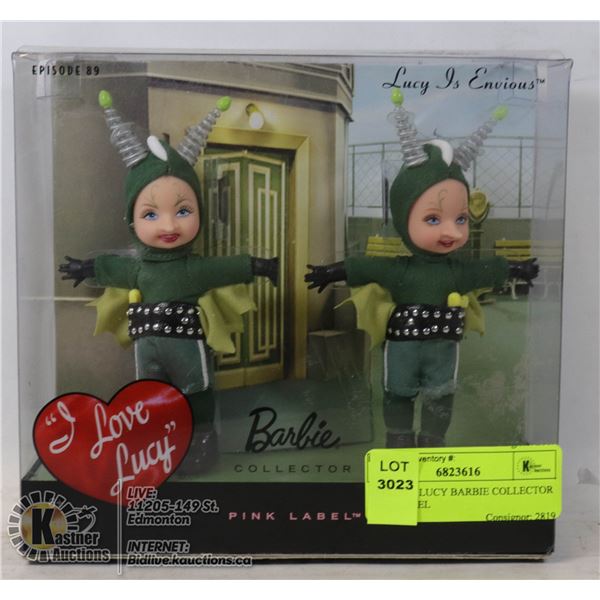 I LI LOVE LUCY BARBIE COLLECTOR PINK LABEL