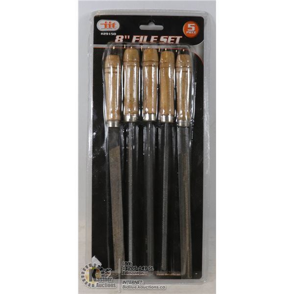 5 PCS 8" FILE SET