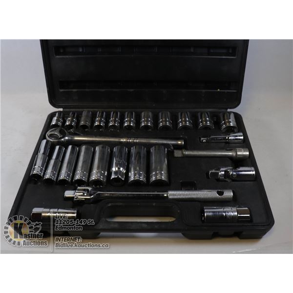 PT 26-PC SAE SOCKET SET 1/2 INCH DRIVE