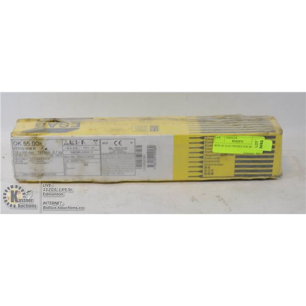 BOX OF ELECTRODES FOR WELDING 32X350MM-121 PIECES