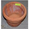 Image 1 : 10" PLANT POT HEAVY CLAY POT WITH DRAIN HOLES 10" DIAMETER