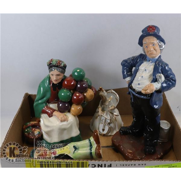LOT OF FOUR FIGURINES