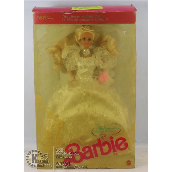 1989 BARBIE WEDDING UNOPENED - GOOD CONDITION