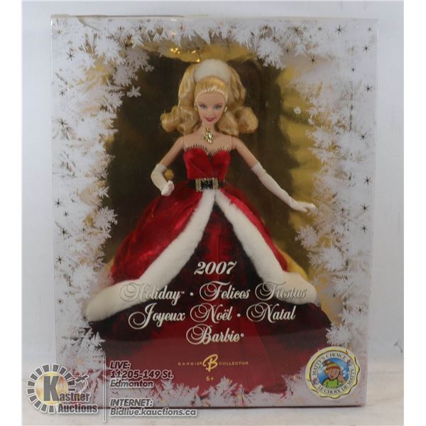 2007 HOLIDAY BARBIE UNOPENED - GOOD CONDITION