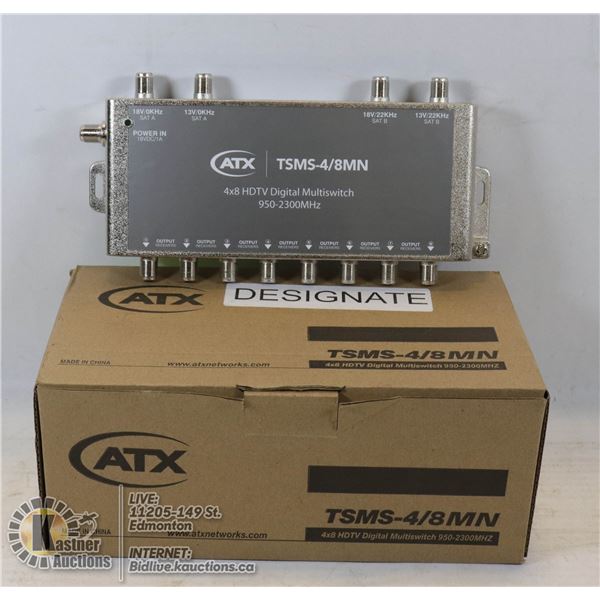 NEW 4*8 HDTV DIGITAL MULTISWITCH 950-2300 MHZ.