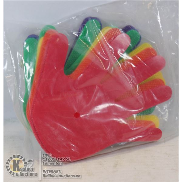 HAND FLOOR MARKER SET 6 DIFFERENT COLOURS, DURABLE POLY-VINYLE, PACKAGE OF 12