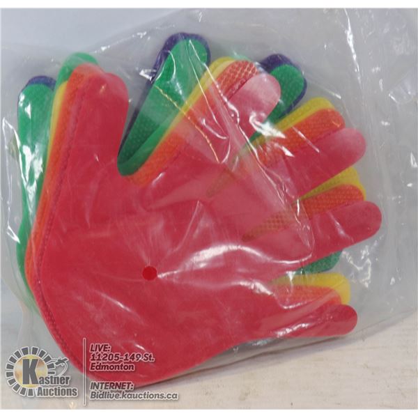 HAND FLOOR MARKER SET 6 DIFFERENT COLOURS, DURABLE POLY-VINYLE, PACKAGE OF 12