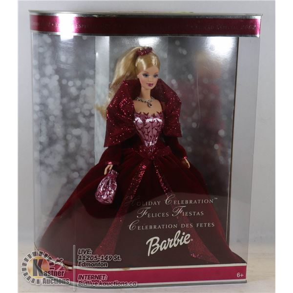 2002 HOLIDAY BARBIE UNOPENED - VERY GOOD CONDITION