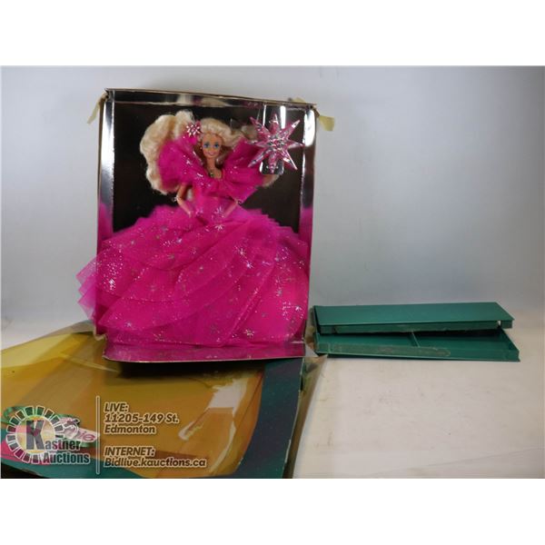 1990 HOLIDAY BARBIE UNOPENED - POOR CONDITION
