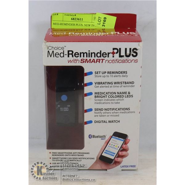 MED-REMINDER PLUS. NEW IN BOX.