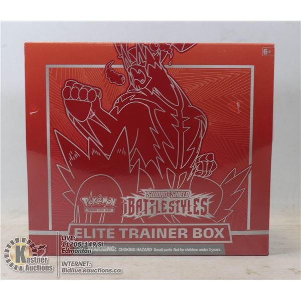 POKEMON BATTLE STYLES ELITE TRAINER BOX BOOSTERS E