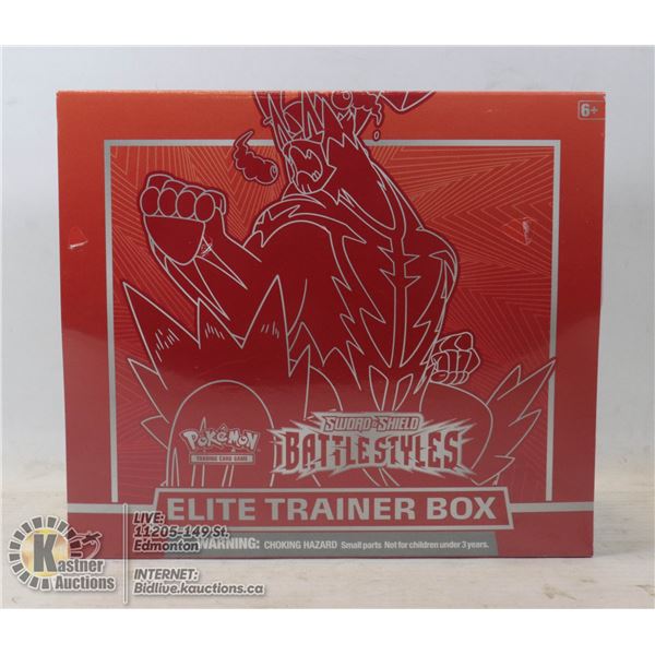 POKEMON BATTLE STYLES ELITE TRAINER BOX BOOSTERS E