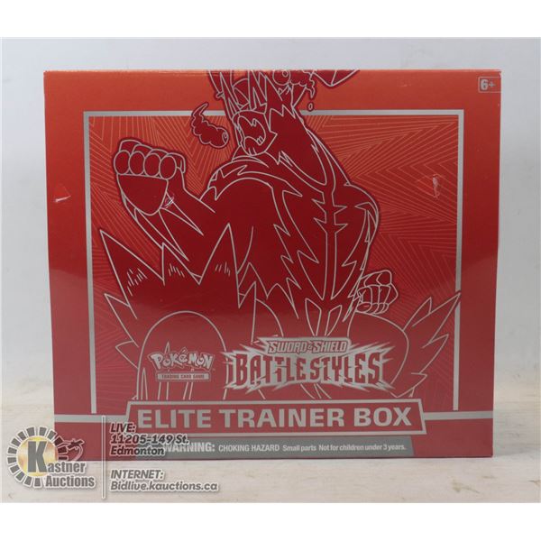 POKEMON BATTLE STYLES ELITE TRAINER BOX BOOSTERS E