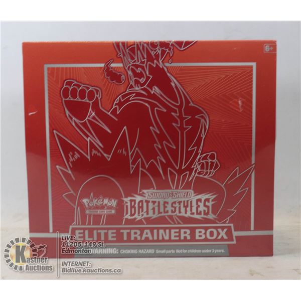 POKEMON BATTLE STYLES ELITE TRAINER BOX BOOSTERS E