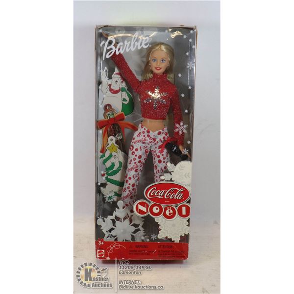 COCA COLA NOEL BARBIE - UNOPENED - GOOD CONDITION