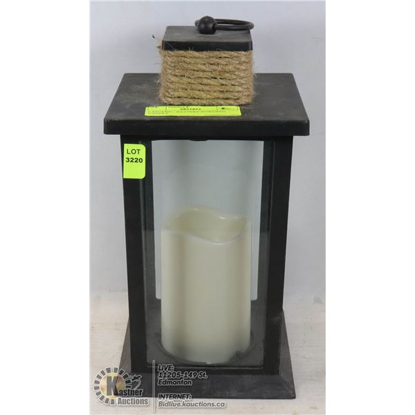 LANTERN - BATTERY POWERED CANDLE