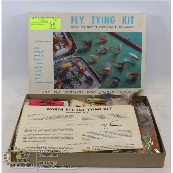 FISHING SUPPLIES KIT WITH HOOKS AND OTHER SUPPLIES
