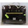 Image 1 : UTICA TWIN FLEEECE SET NEW DEEP POCKET SET CHOCOLATE BROWN