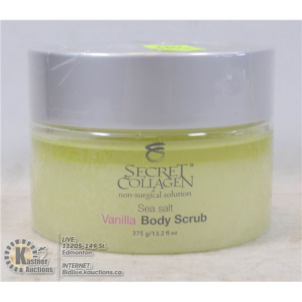 SECRET COLLAGEN SEA SALT BODY SCRUB 12.3 FL OZ