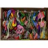 Image 1 : FLAT OF EMBROIDERY FLOSS, VARIOUS COLORS